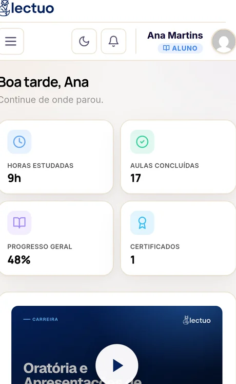 Lectuo no celular